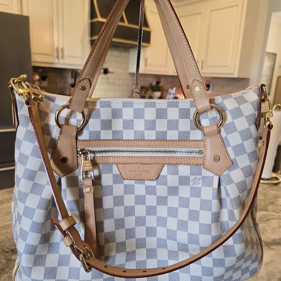 SOLD!!Louis Vuitton Evora MM Damier Azur - Picture 10 of 11
